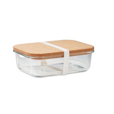 Image of Canoa Glass Lunch Box with Cork Lid