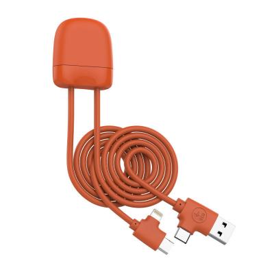 Image of Xoopar Ice-C Charging Cable Orange
