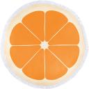 Image of Round Beach Towel Orange