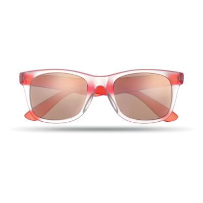 Image of America Touch Sunglasses with Mirrored Lens Red