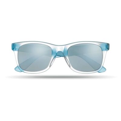 Image of America Touch Sunglasses with Mirrored Lens Blue