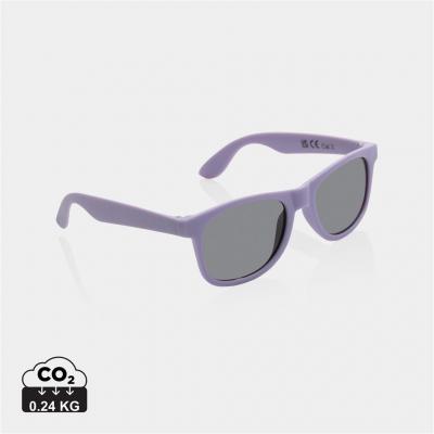 Image of GRS recycled PP plastic sunglasses purple