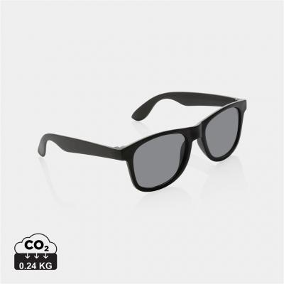 Image of GRS recycled PP plastic sunglasses black