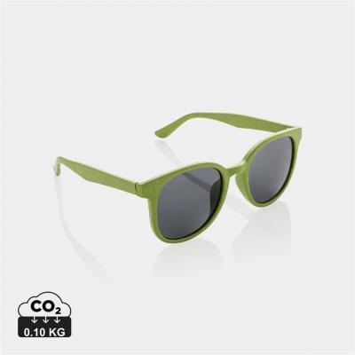 Image of Wheat straw fibre sunglasses green