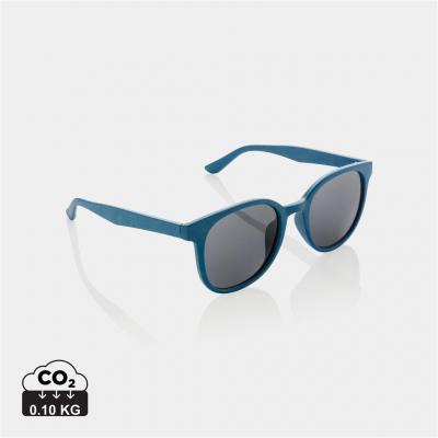 Image of Wheat straw fibre sunglasses blue