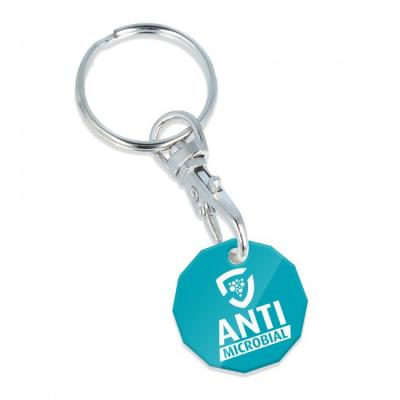 Image of AntiMicrobial Trolley Coin Keyring