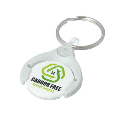 Image of Recycled Pop Coin Lite Trolley Keyring