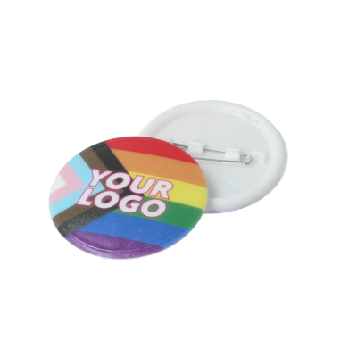 Image of Pride Rainbow Badge Round Recycled 37mm