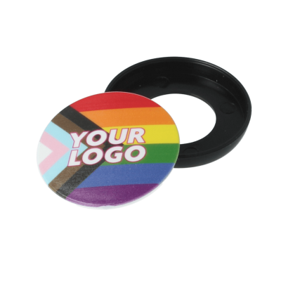 Image of Pride Rainbow Recycled Pop Badge