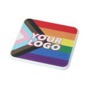 Image of Pride Rainbow Recycled Coaster Square