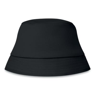 Image of Black Bucket Hat Cotton