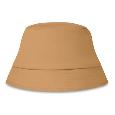 Image of Khaki Bucket Hat Cotton