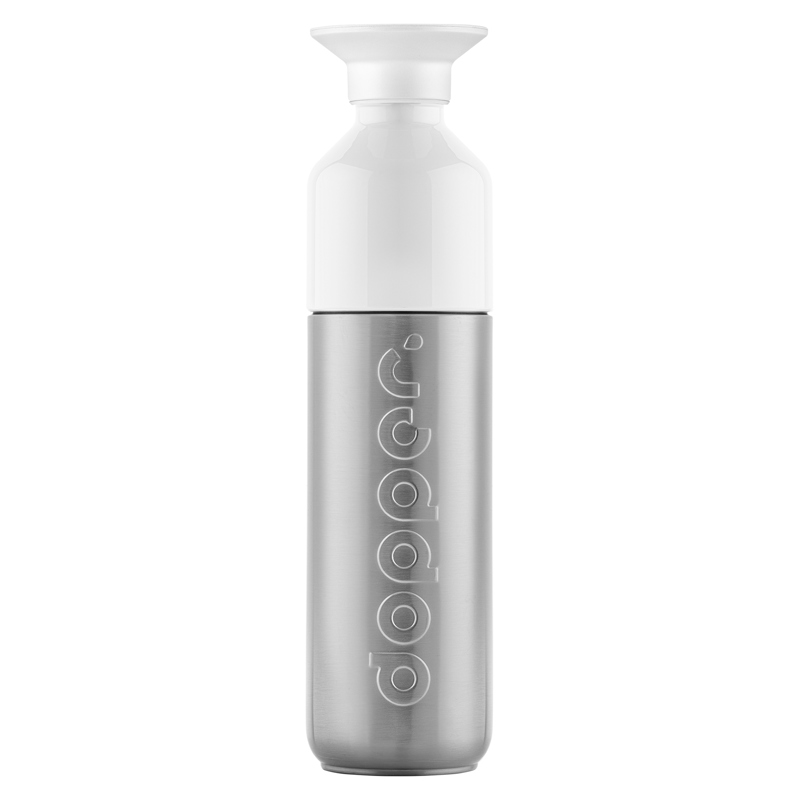 Image of Dopper Steel 490ml Bottle Silver White