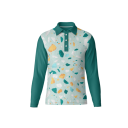 Image of Long Sleeve Sublimated Polo Shirt Low Minimum Order