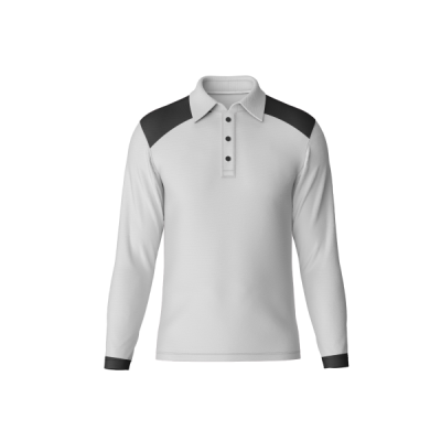 Image of Long Sleeve Reflex Polo Shirt Low Minimum Order