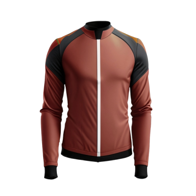 Image of Full Zip Long Sleeve Cycling Jersey Low Minimum Order