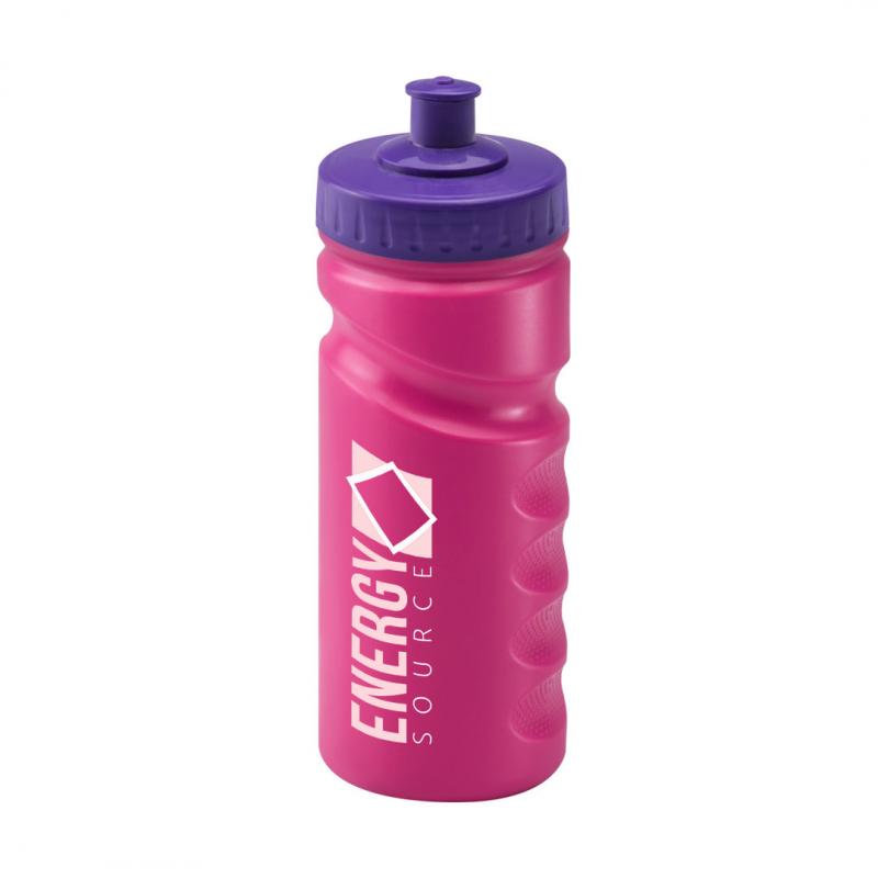 Image of Finger Grip Sports Bottle 500ml Pink