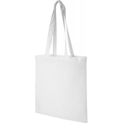 Image of White Cotton Tote Bag