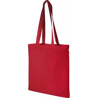 Image of Red Cotton Tote Bag