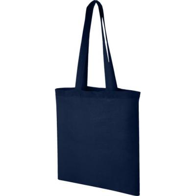 Image of Navy Blue Cotton Tote Bag