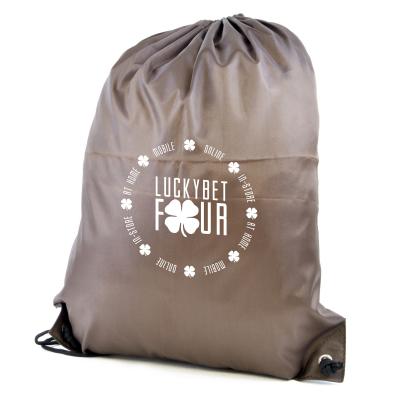 Image of Brown Drawstring Bag