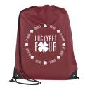 Image of Burgundy Drawstring Bag