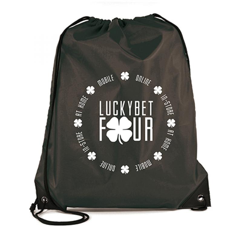 Image of Black Drawstring Bag