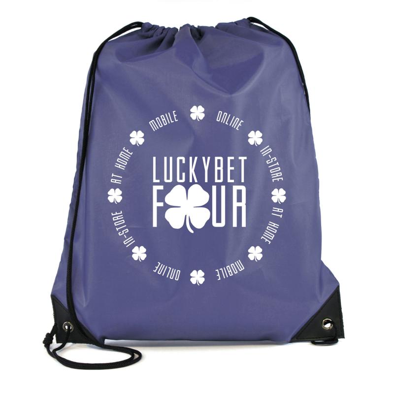 Image of Navy Blue Drawstring Bag