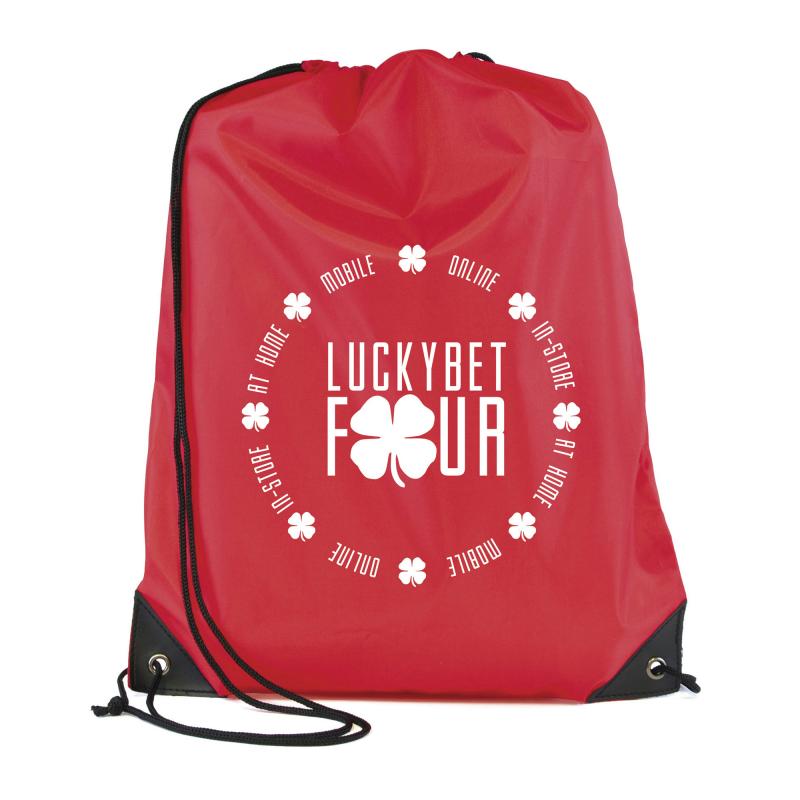 Image of Red Drawstring Bag