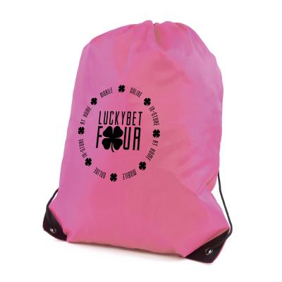 Image of Light Pink Drawstring Bag