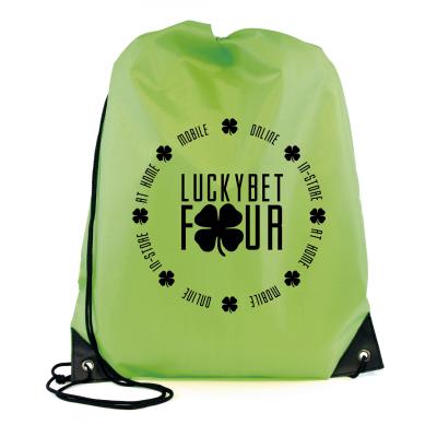 Image of Light Green Drawstring Bag