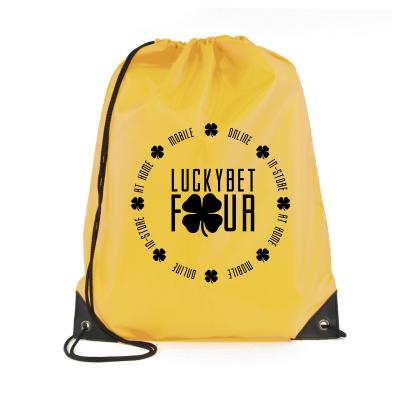 Image of Yellow Drawstring Bag