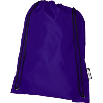 Image of Purple Recycled Drawstring Bags