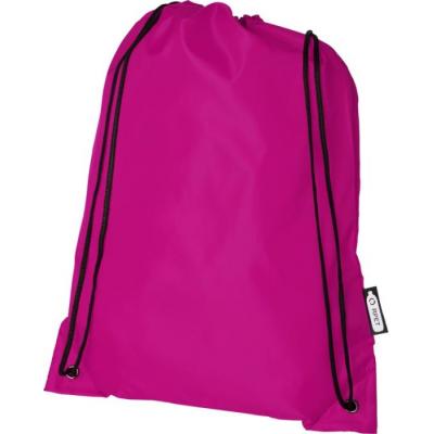 Image of Pink Recycled Drawstring Bags