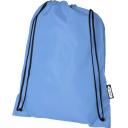 Image of Light Blue Recycled Drawstring Bags