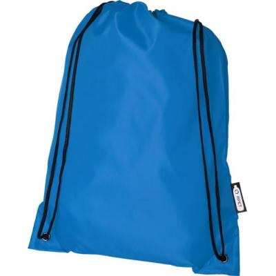 Image of Blue Recycled Drawstring Bags