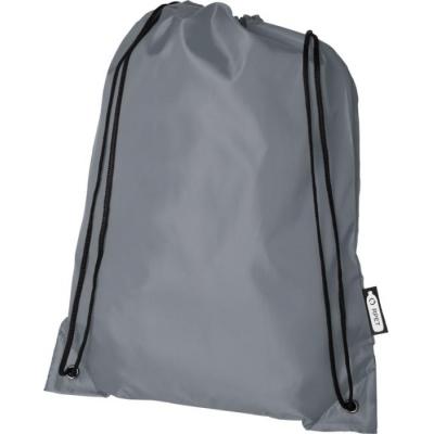 Image of Grey Recycled Drawstring Bags