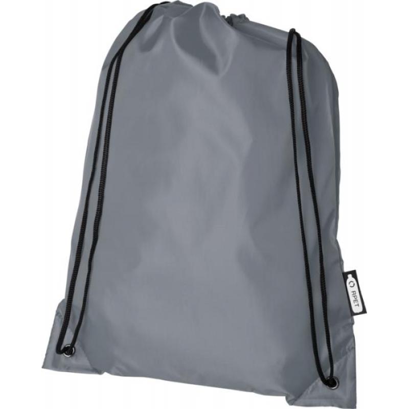 Image of Grey Recycled Drawstring Bags