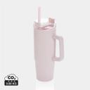 Image of Tana RCS recycled plastic tumbler with handle 900ml Pink