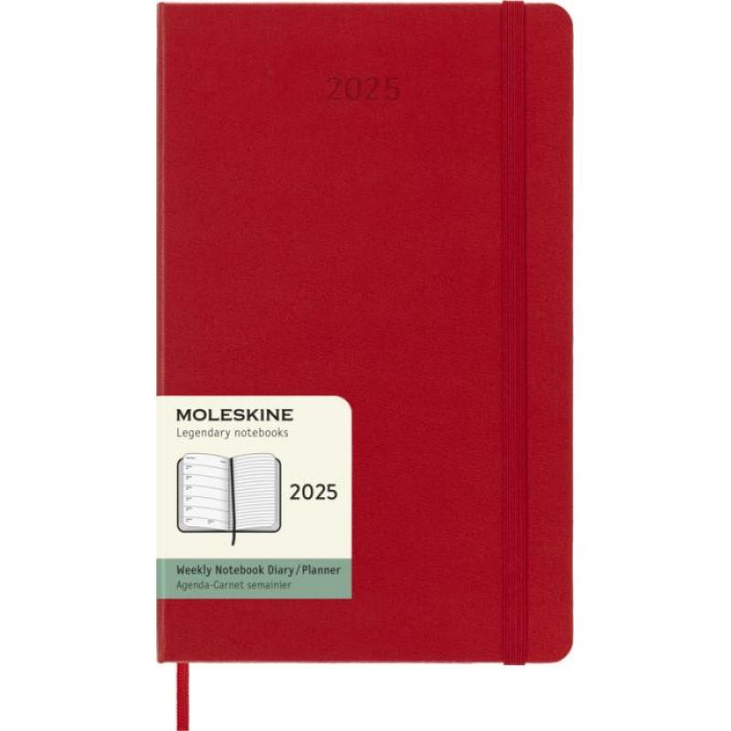 Image of Moleskine 2025 Diary 12M Weekly L Hard Cover Planner