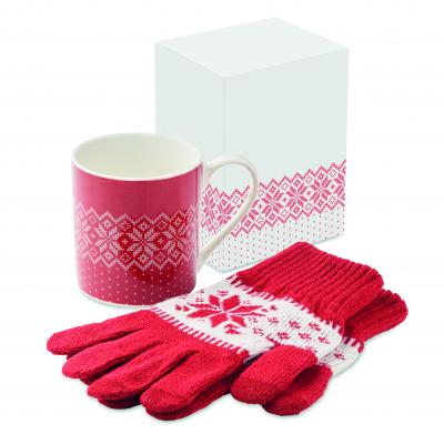 Image of Christmas Mug & Gloves Gift Set