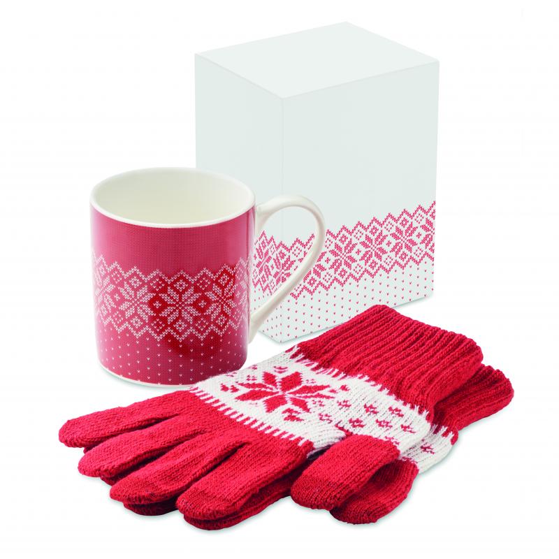 Image of Christmas Mug & Gloves Gift Set