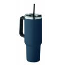 Image of Suma Double Wall Tumbler Recycled Stainless Steel 1200ml Navy Blue