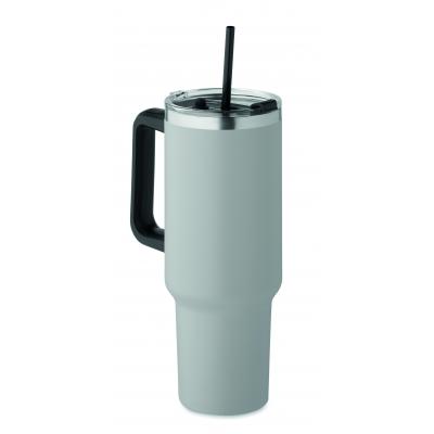 Image of Suma Double Wall Tumbler Recycled Stainless Steel 1200ml Grey