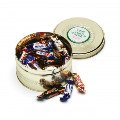 Image of Promotional Chocolate Celebrations In Gold Christmas Gift Tin