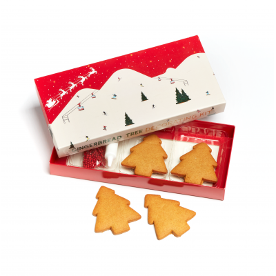 Image of Ginger Bread Christmas Trees In Gift Box