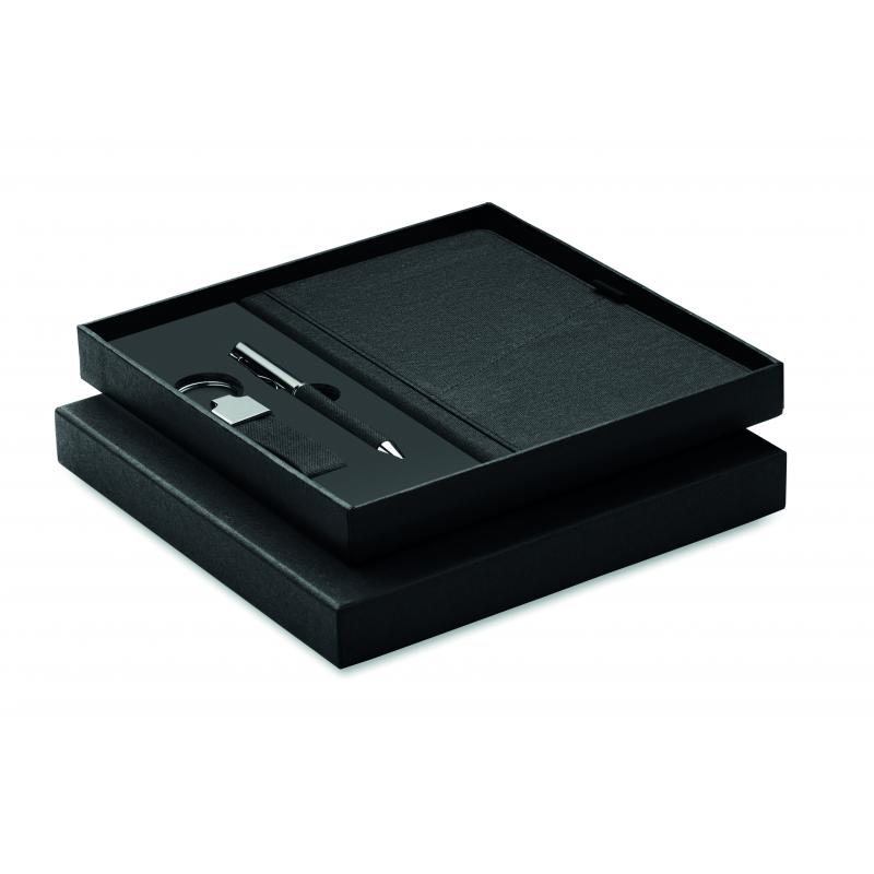 Image of Notebook Pen & Keyring Set in Gift Box