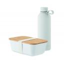 Image of Lunch Box & Bottle Gift Set made from Recycled Stainless Steel