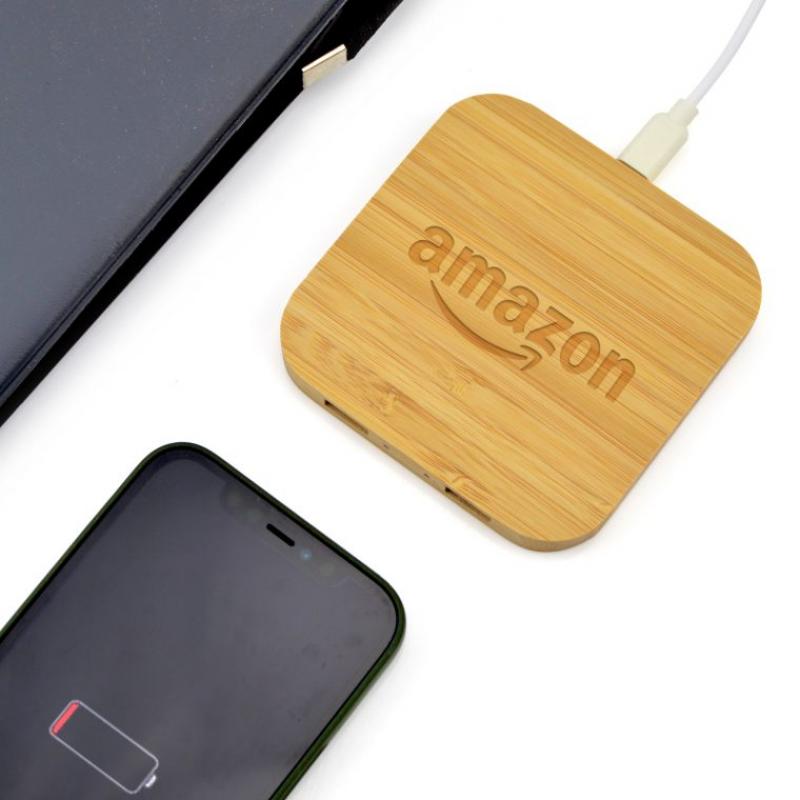 Image of Smart EcoPad Wooden Wireless Charger