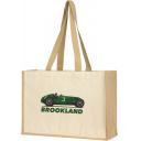 Image of Brookland Eco Jute 10oz Canvas Tote Shopper